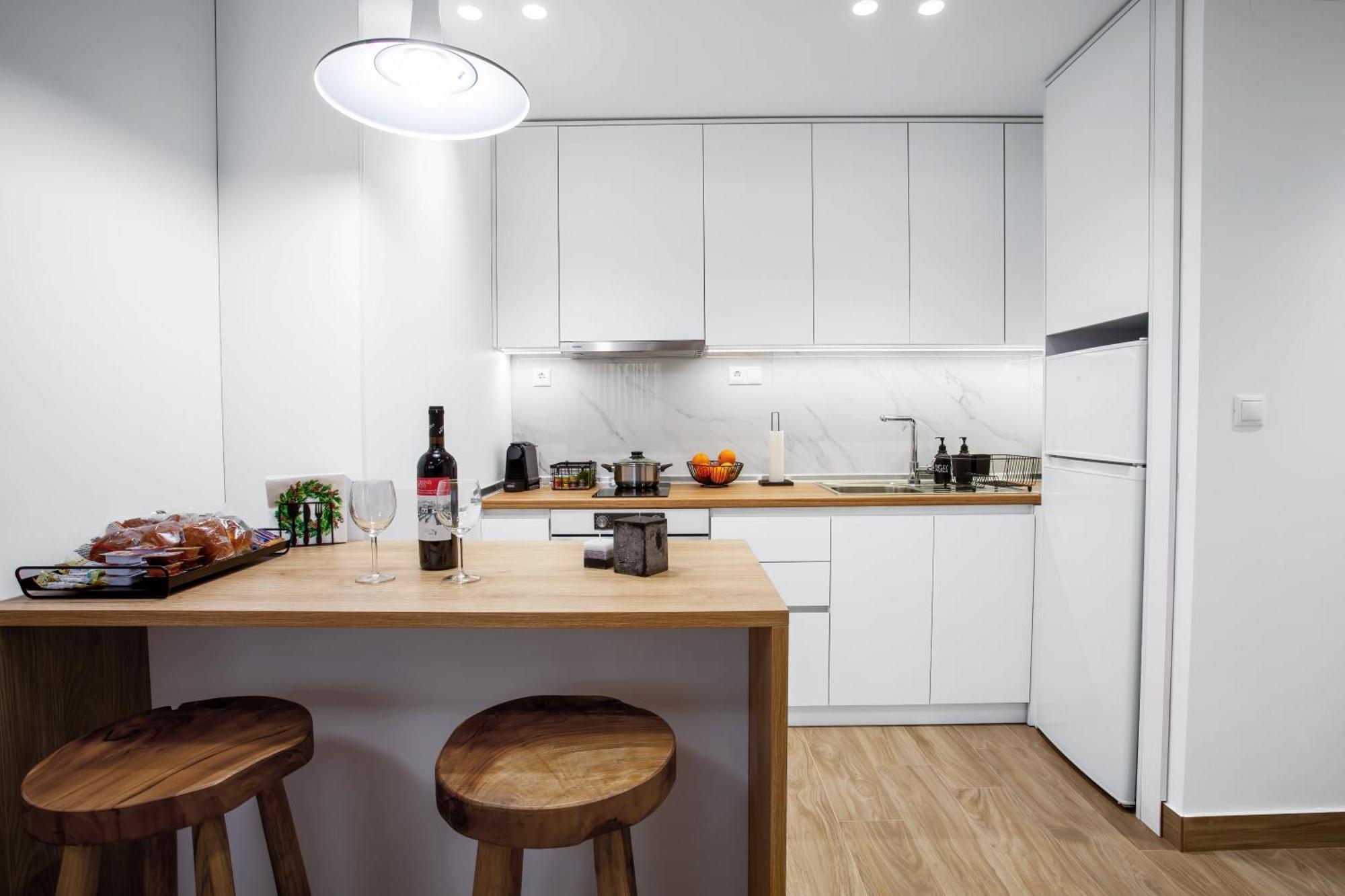 Airbnb Kastoria - Bella Vista B Bagian luar foto